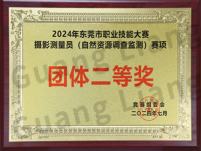 2024年东莞市职业技术大赛不动产测绘员（“天然资源调查监测”）赛项团队二等奖